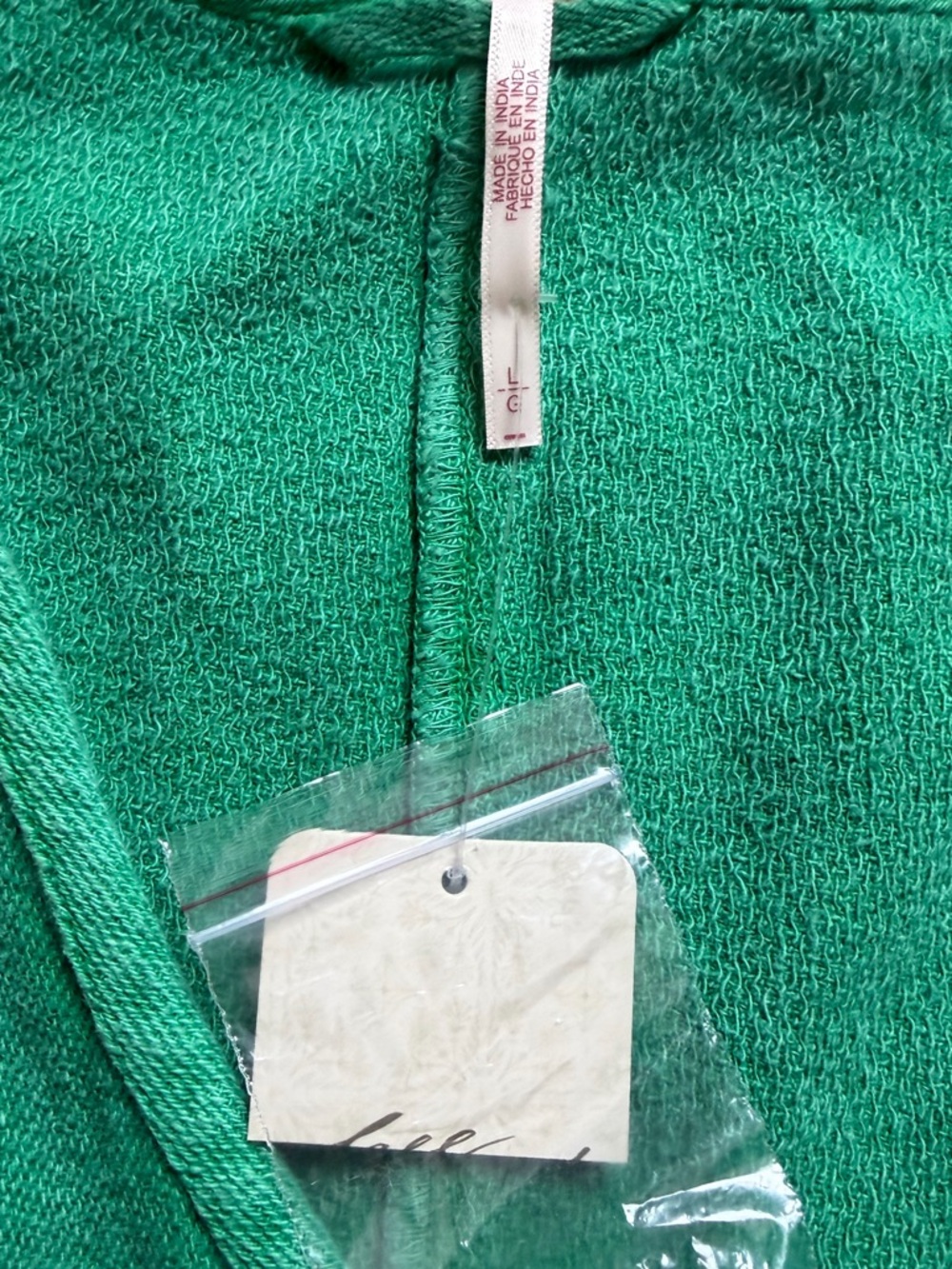 Free People So Fresh Vest Only 
Size Large Boho Boxy Green - Picture 11 of 14